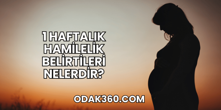 1 Haftalık Hamilelik Belirtileri Nelerdir?