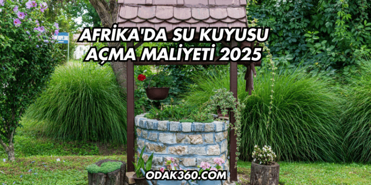Afrika'da Su Kuyusu Açma Maliyeti 2025