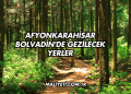Afyonkarahisar Bolvadin'de Gezilecek Yerler
