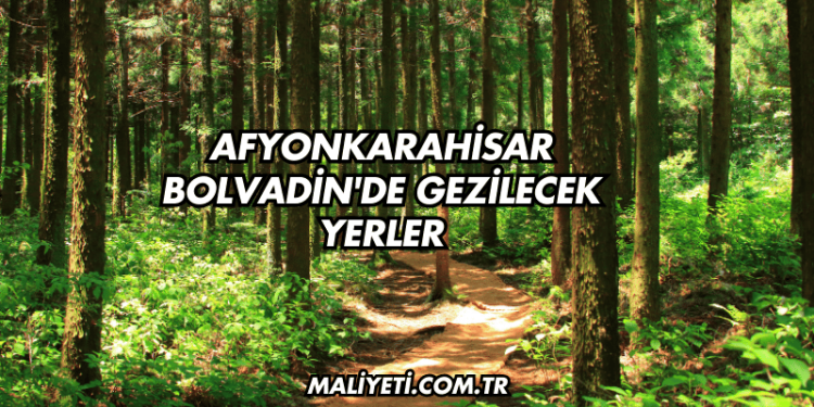 Afyonkarahisar Bolvadin'de Gezilecek Yerler