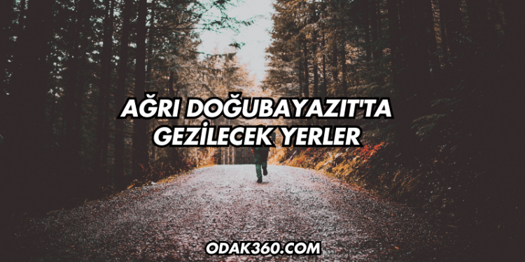 Ağrı Doğubayazıt'ta Gezilecek Yerler