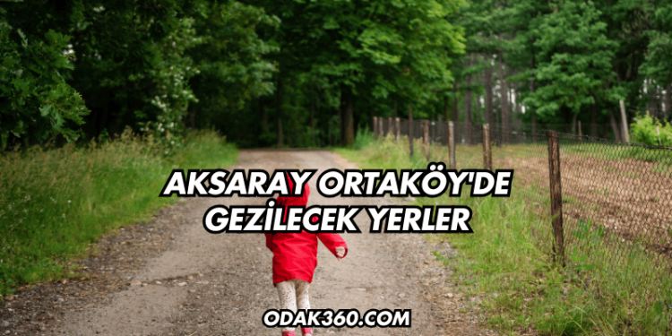 Aksaray Ortaköy'de Gezilecek Yerler