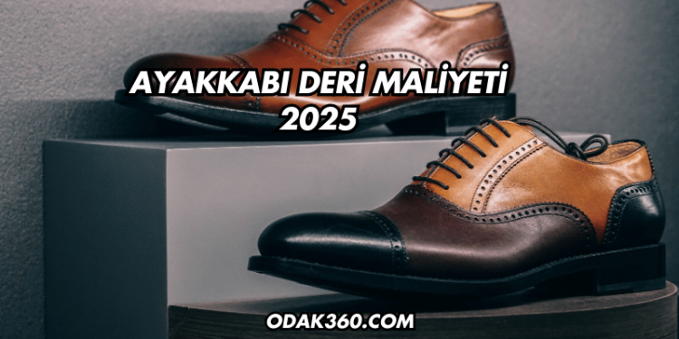 Ayakkabı Deri Maliyeti 2025