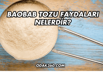 Baobab Tozu Faydaları Nelerdir?