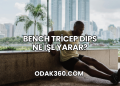 Bench Tricep Dips Ne İşe Yarar?