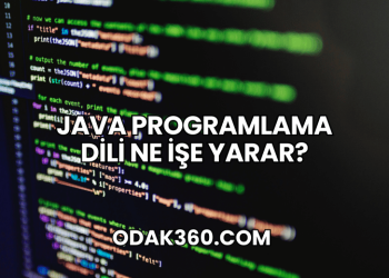 Java Programlama Dili Ne İşe Yarar?