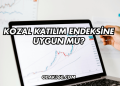 Kozal Katılım Endeksine Uygun mu?