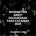 İnternetten Anket Doldurarak Para Kazanma 2025