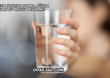 Abdest Aldıktan Sonra Ağızda Kalan Su Orucu Bozar mı?