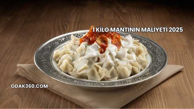 1 Kilo Mantının Maliyeti 2025
