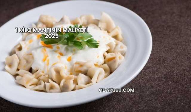 1 Kilo Mantının Maliyeti 2025