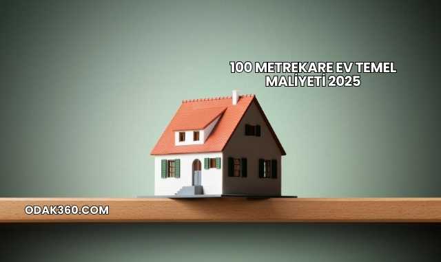 100 Metrekare Ev Temel Maliyeti 2025