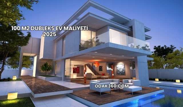 100 m2 Dubleks Ev Maliyeti 2025