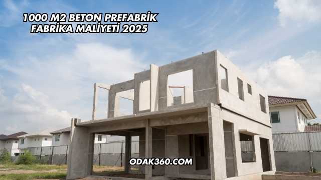 1000 M2 Beton Prefabrik Fabrika Maliyeti 2025