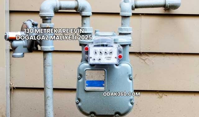 130 Metrekare Evin Doğalgaz Maliyeti 2025