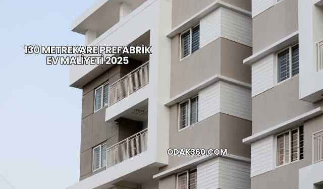 130 Metrekare Prefabrik Ev Maliyeti 2025