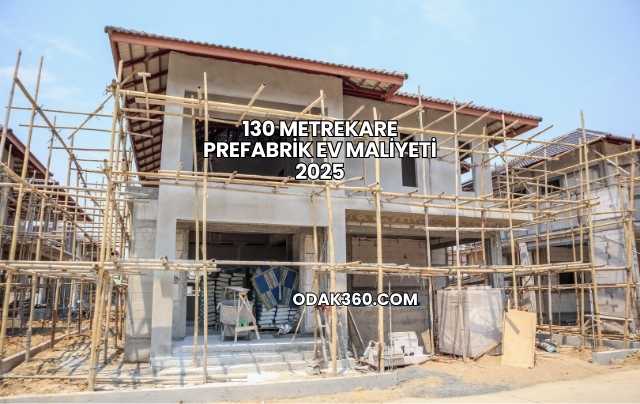 130 Metrekare Prefabrik Ev Maliyeti 2025