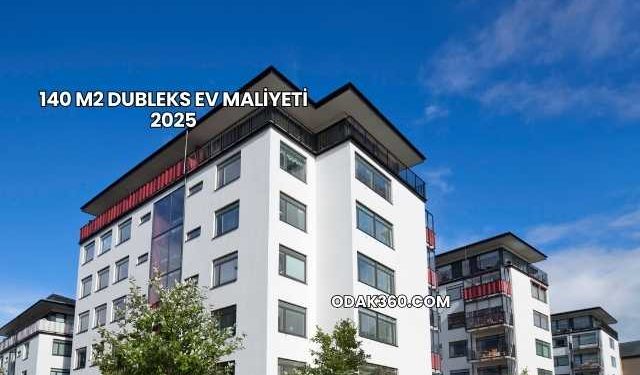 140 m2 Dubleks Ev Maliyeti 2025