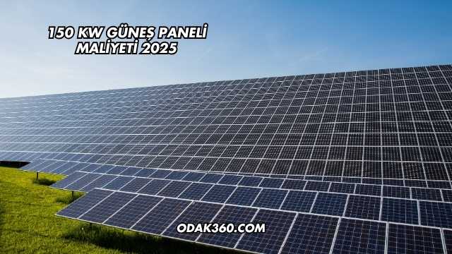150 KW Güneş Paneli Maliyeti 2025