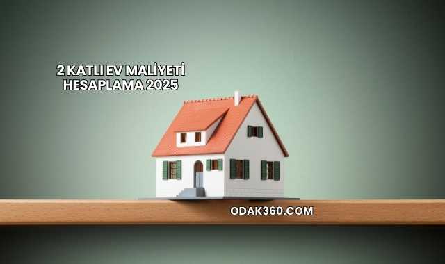 2 Katlı Ev Maliyeti Hesaplama 2025