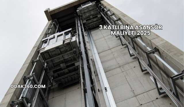 3 Katlı Bina Asansör Maliyeti 2025