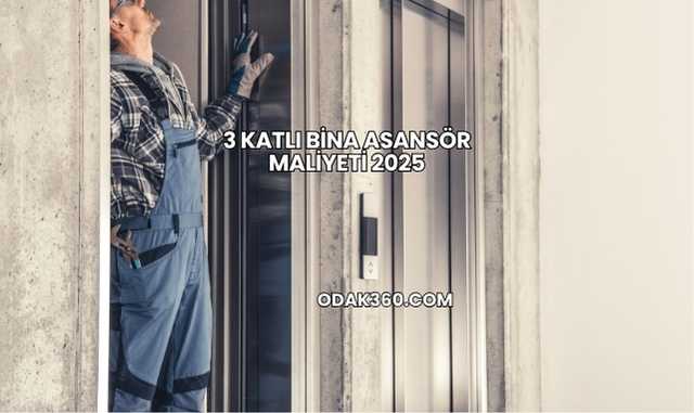 3 Katlı Bina Asansör Maliyeti 2025