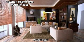 4 Katlı 8 Daireli Bina Maliyeti 2025
