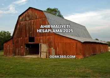 Ahır Maliyeti Hesaplama 2025
