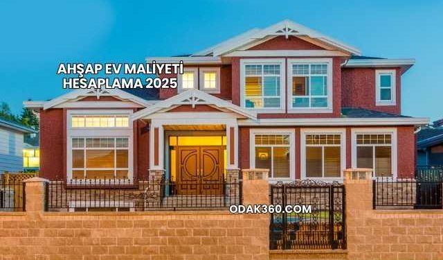 Ahşap Ev Maliyeti Hesaplama 2025
