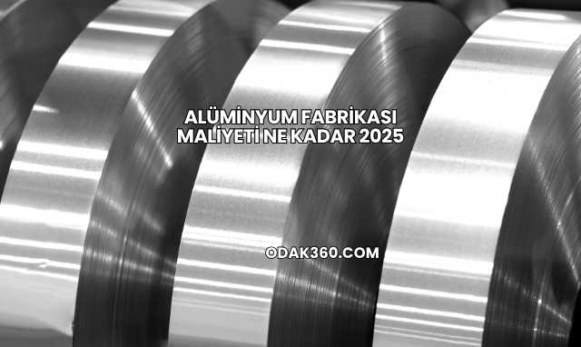 Alüminyum Fabrikası Maliyeti Ne Kadar 2025