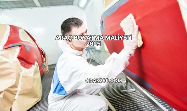 Araç Boyatma Maliyeti 2025