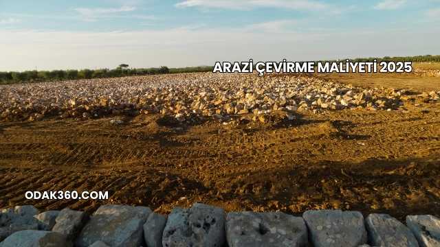 Arazi Çevirme Maliyeti 2025