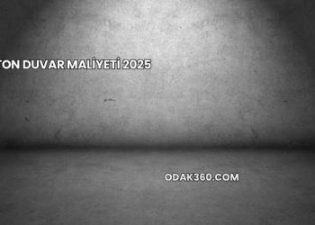 Beton Duvar Maliyeti 2025