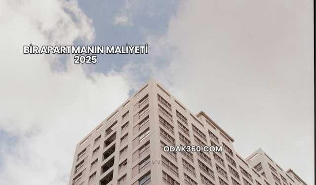Bir Apartmanın Maliyeti 2025
