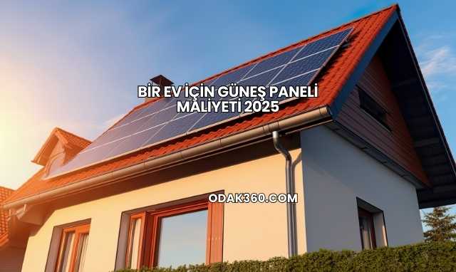 Bir Ev İçin Güneş Paneli Maliyeti 2025