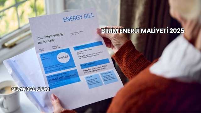 Birim Enerji Maliyeti 2025