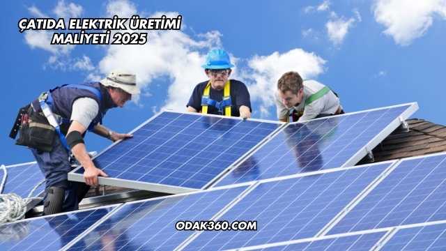 Çatıda Elektrik Üretimi Maliyeti 2025