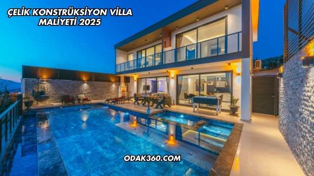 Çelik Konstrüksiyon Villa Maliyeti 2025