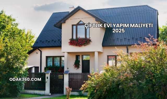 Çiftlik Evi Yapım Maliyeti 2025