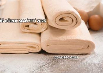 Çiğ Börek Maliyeti 2025