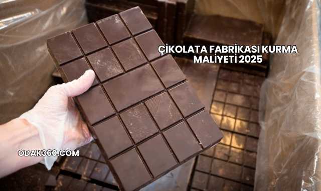 Çikolata Fabrikası Kurma Maliyeti 2025
