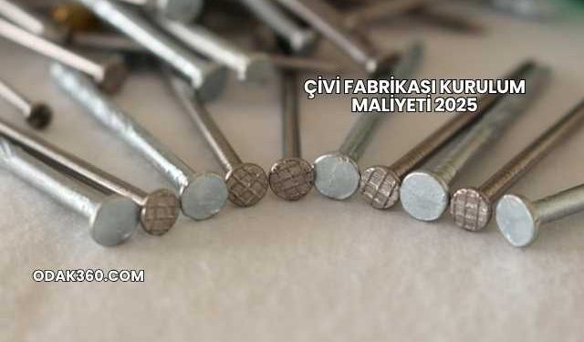 Çivi Fabrikası Kurulum Maliyeti 2025