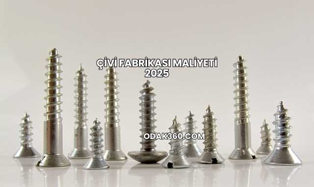 Çivi Fabrikası Maliyeti 2025