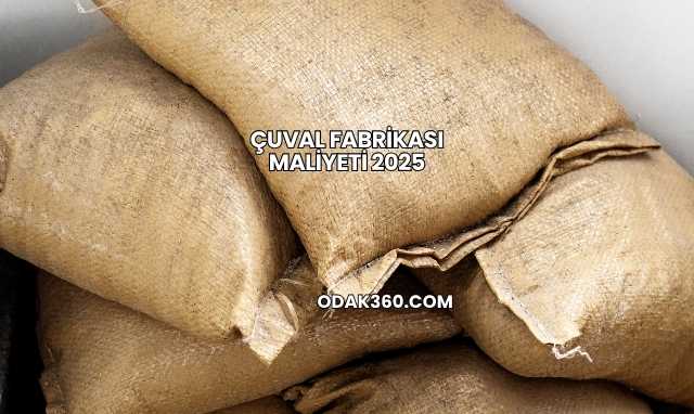 Çuval Fabrikası Maliyeti 2025