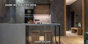 Daire m2 Maliyeti 2025