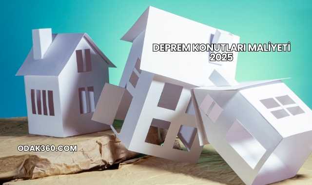 Deprem Konutları Maliyeti 2025