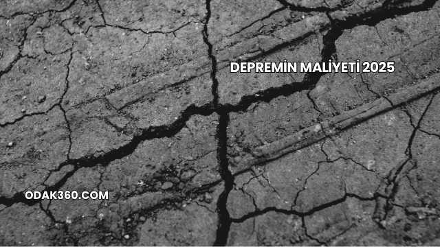 Depremin Maliyeti 2025