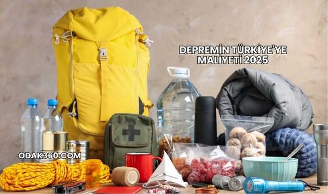 Depremin Türkiye'ye Maliyeti 2025