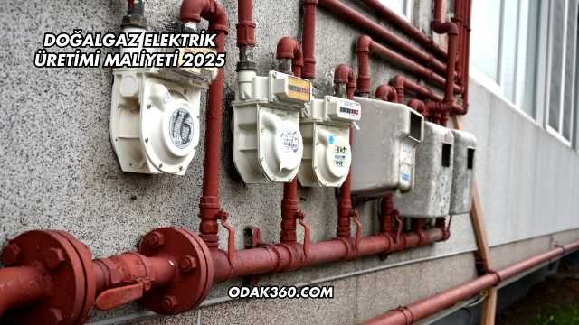 Doğalgaz Elektrik Üretimi Maliyeti 2025
