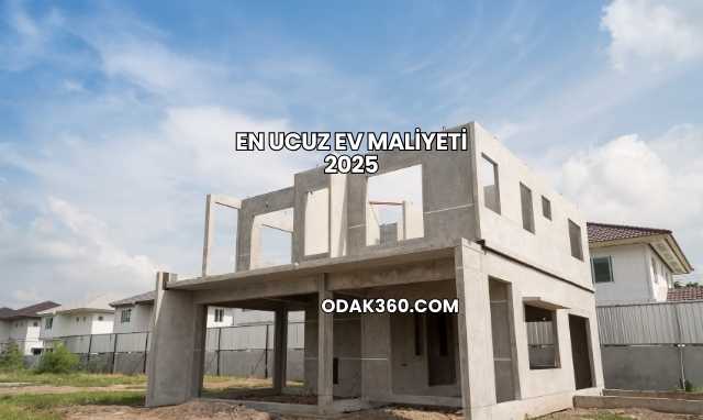 En Ucuz Ev Maliyeti 2025